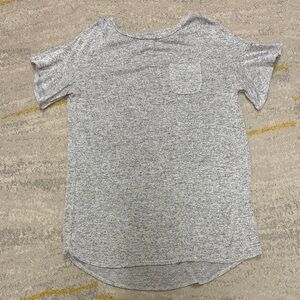 Stars Above XS Heather Gray Short Sleeve Sleep Tee